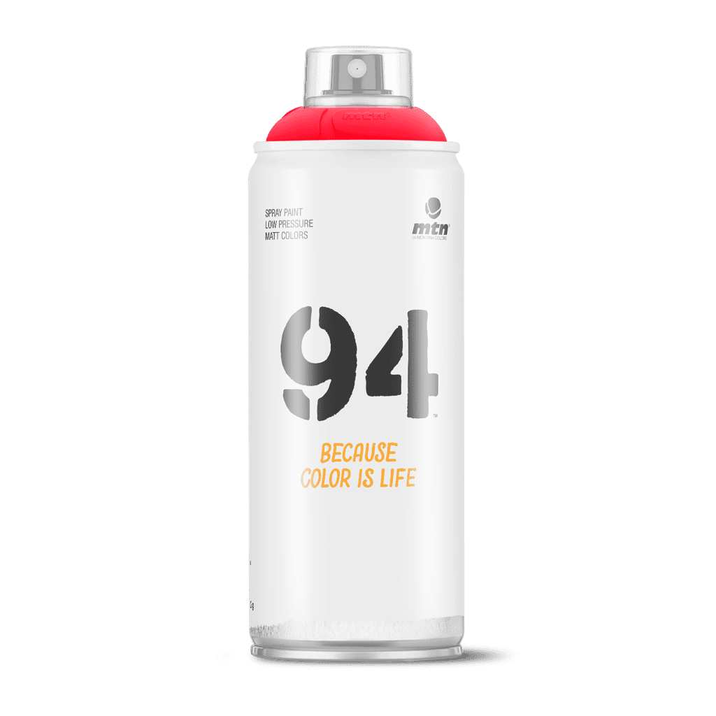 MTN 94 Spray Paint - Fluorescent Red (9RVF Red)