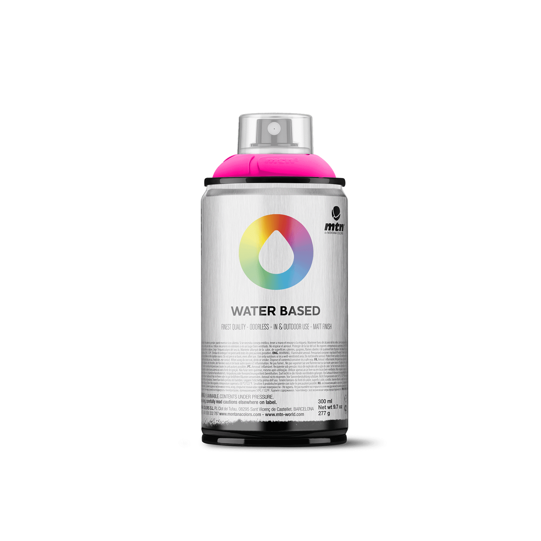 MTN Water Based 300 Spray Paint - WRV - Fluorescent Fuchsia