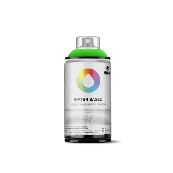 MTN Water Based 300 Spray Paint - Fluorescent Green | Spray Planet
