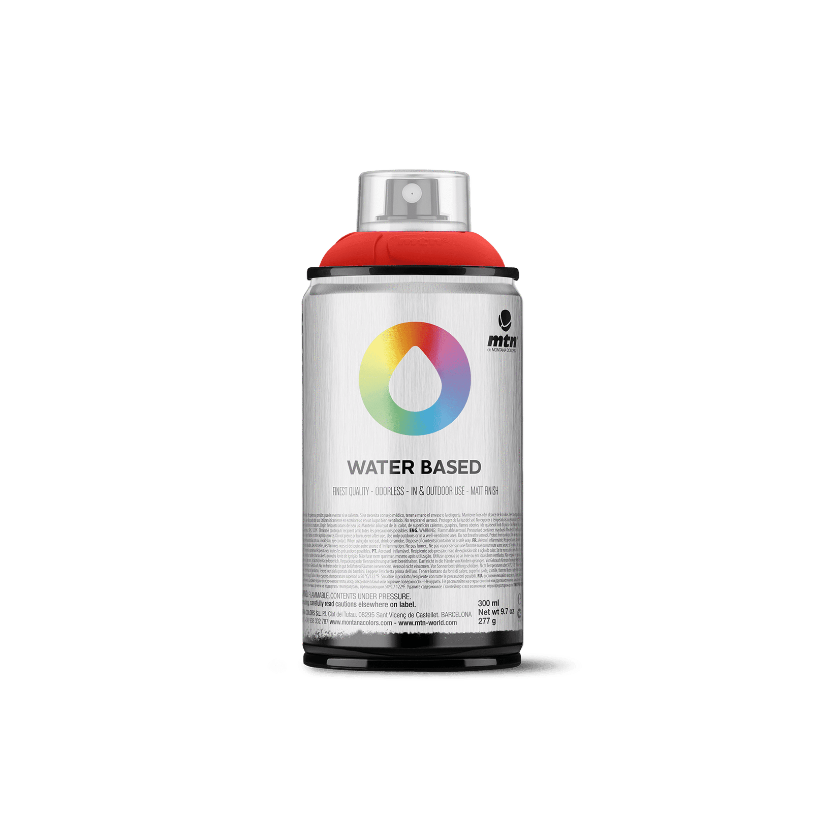 MTN Water Based 300 Spray Paint - Fluorescent Red | Spray Planet