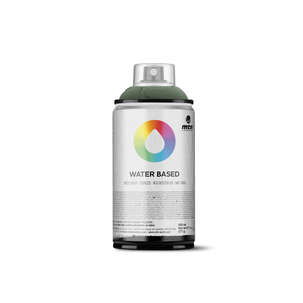 MTN Water Based 300 Spray Paint - Grey Green Dark | Spray Planet