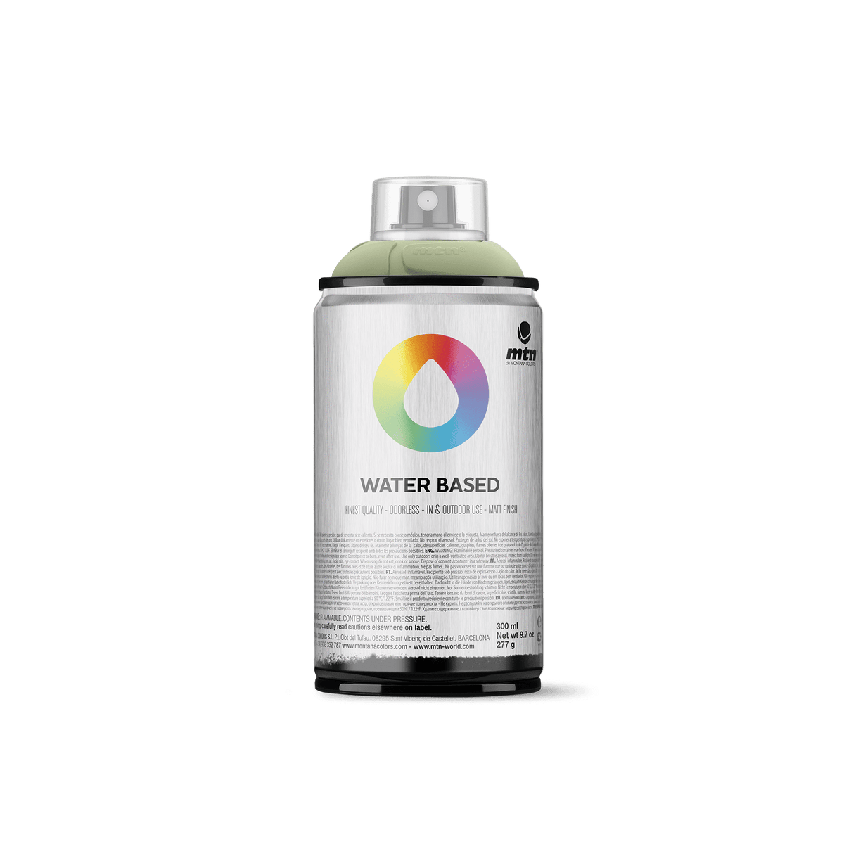 MTN Water Based 300 Spray Paint - Grey Green Light | Spray Planet