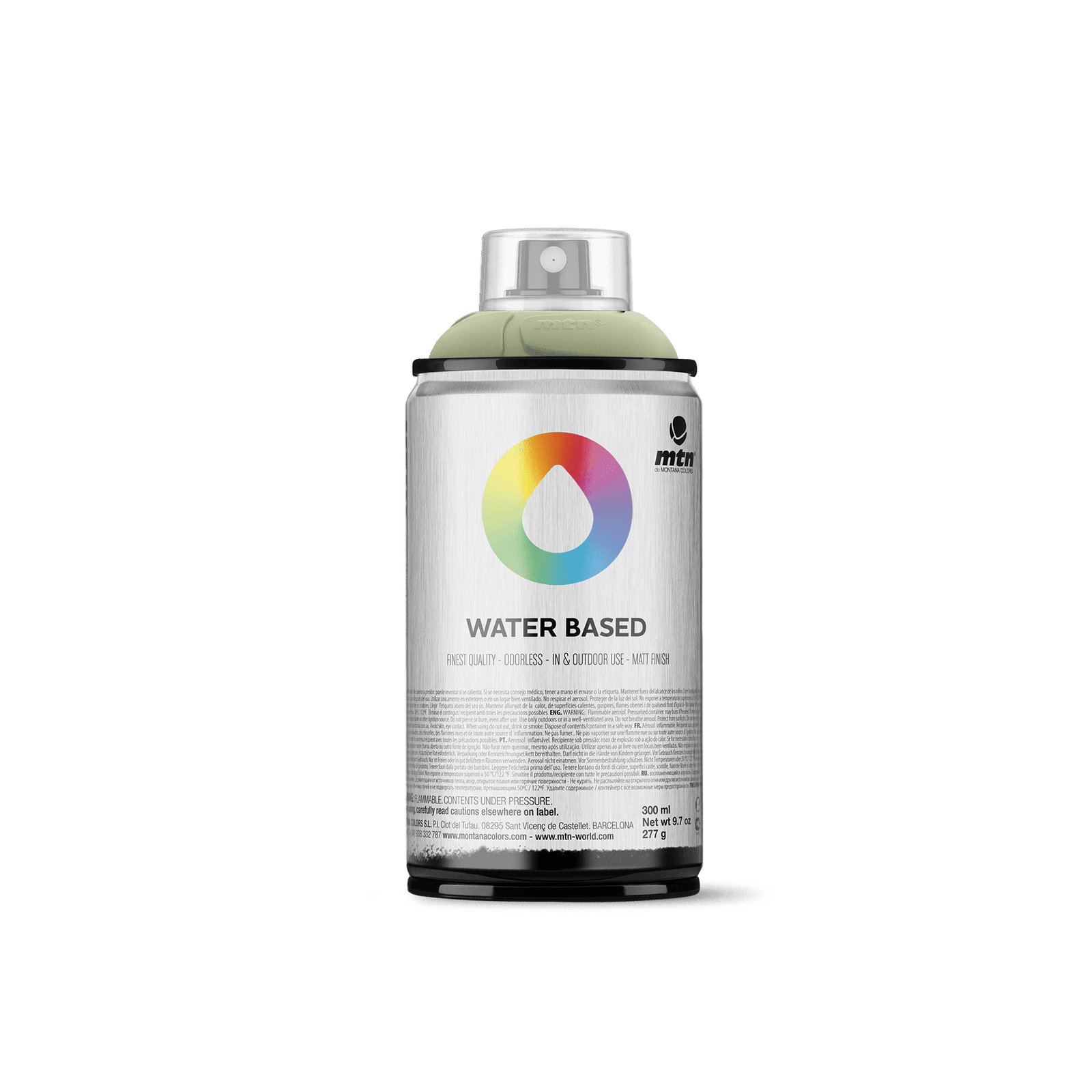 MTN Water Based 300 Spray Paint - Grey Green Light | Spray Planet