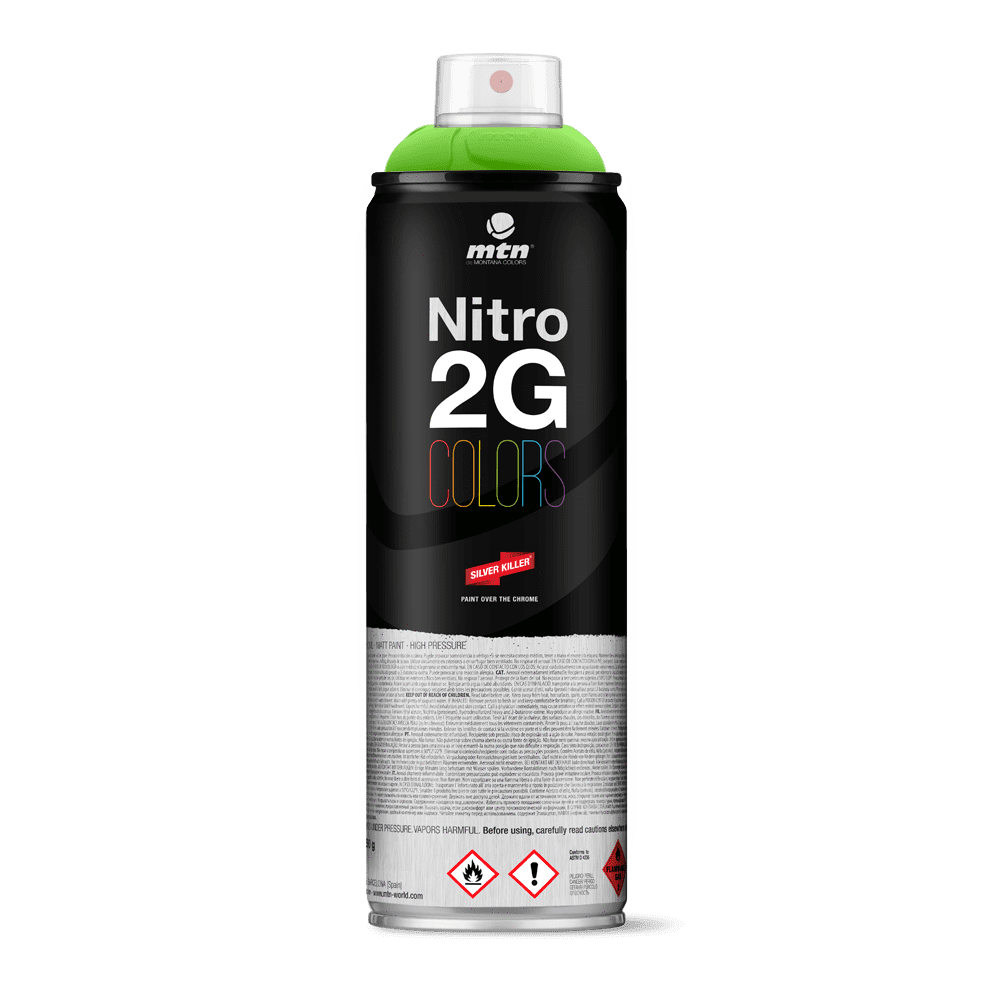 MTN Nitro 2G Colors Spray Paint - Guacamole Green | Spray Paint