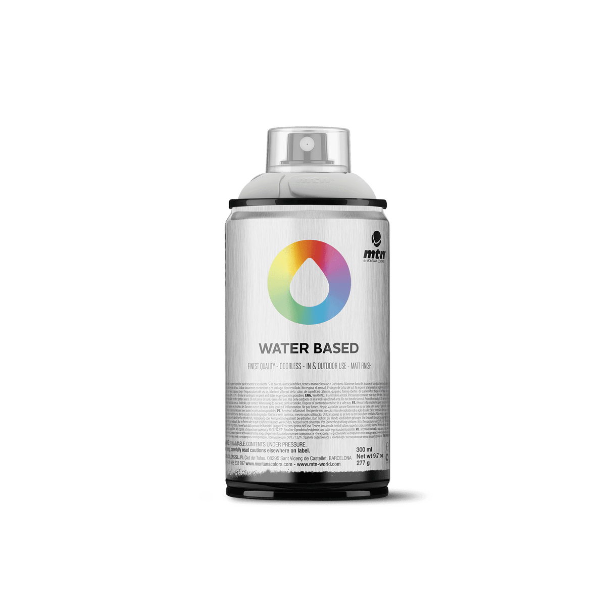 MTN Water Based 300 Spray Paint - Silver | Spray Planet