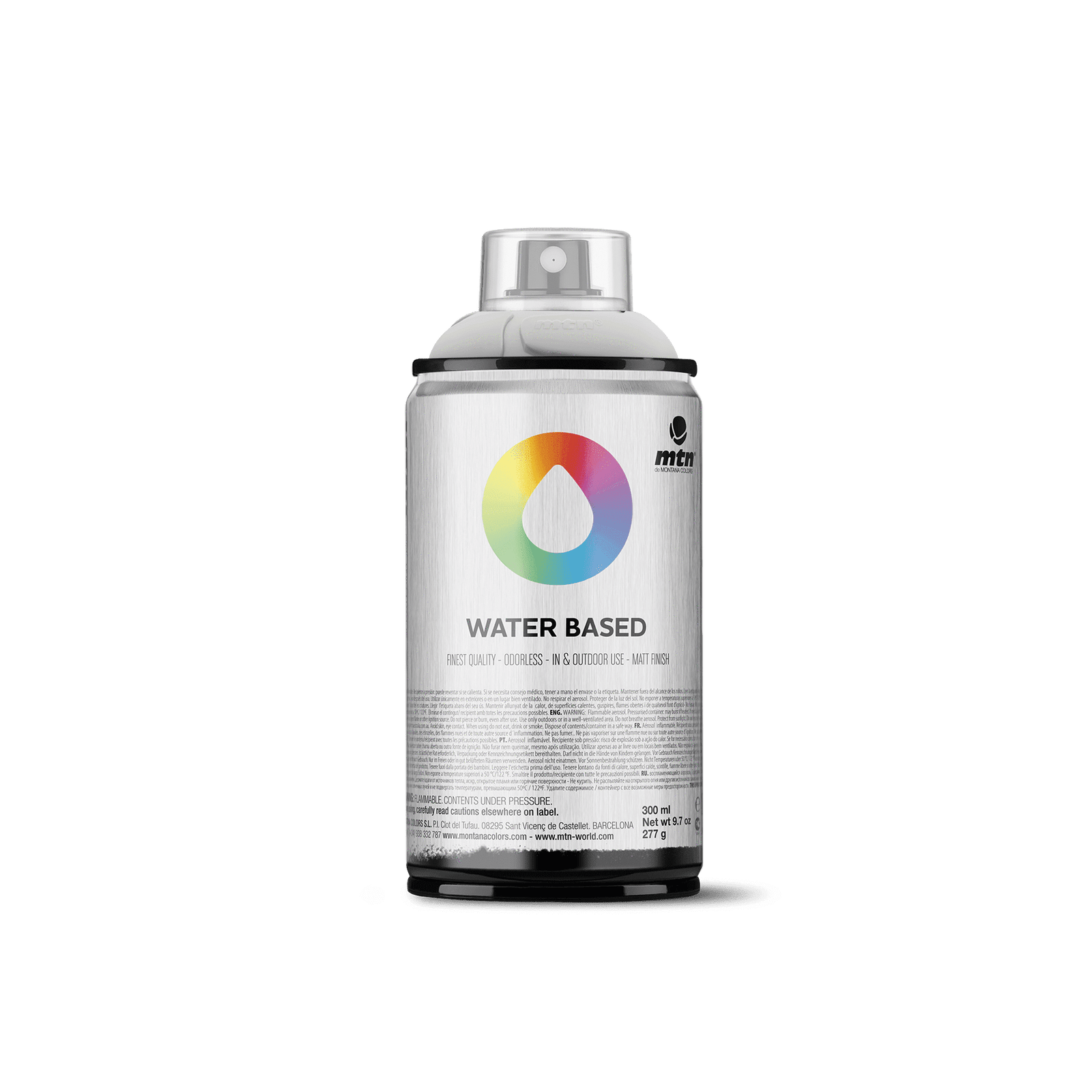 MTN Water Based 300 Spray Paint - Silver | Spray Planet