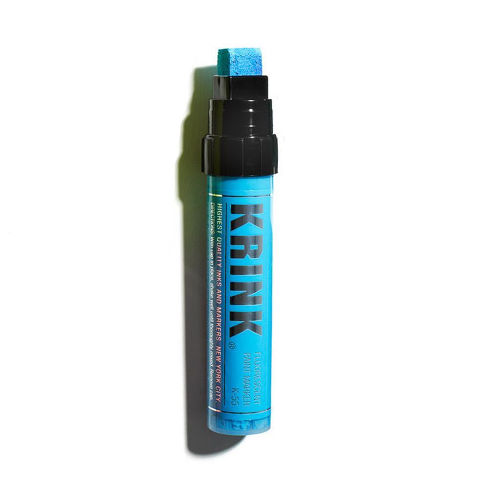 Krink K-55 Acrylic Water Based Marker - Fluorescent Blue | Spray Planet