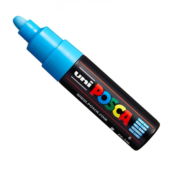Posca P-7M Water Based Bullet Tip Marker - Light Blue