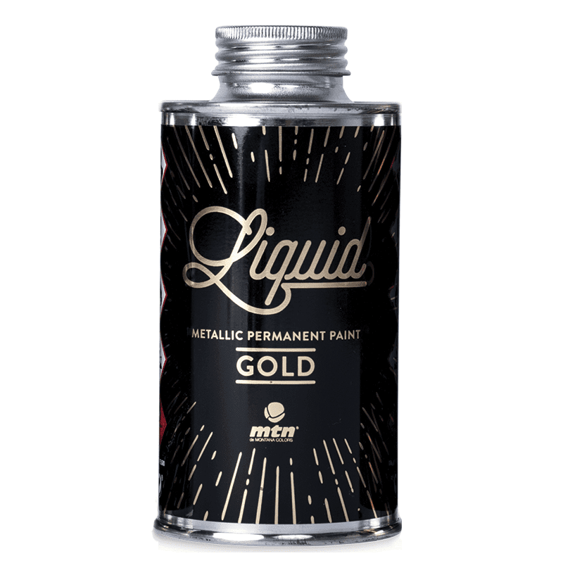 MTN Liquid Metallic Paint - Metallic Gold | Spray Planet