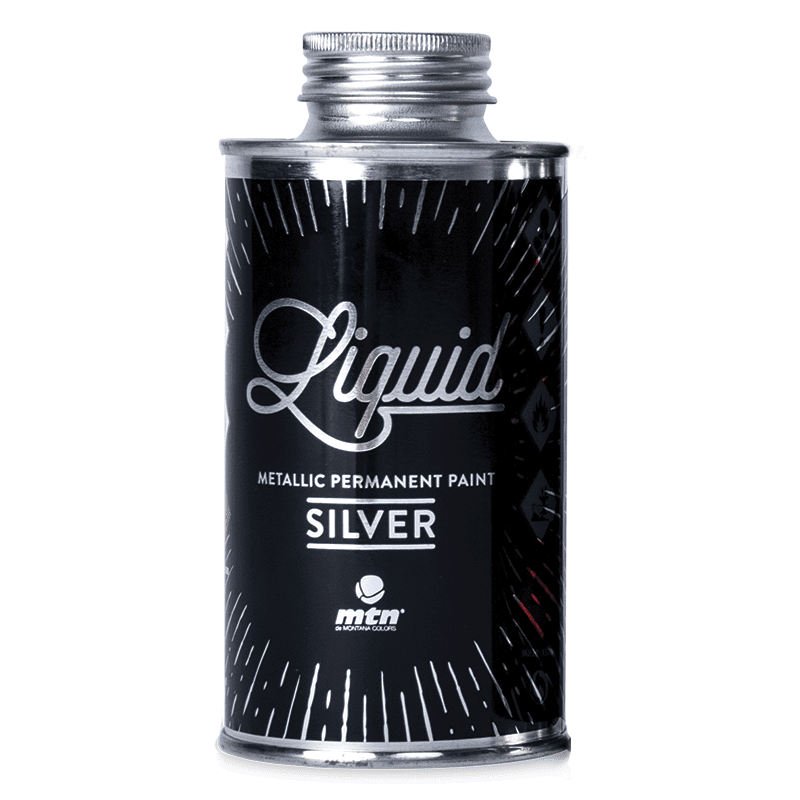 MTN Liquid Metallic Paint - Metallic Silver | Spray Planet