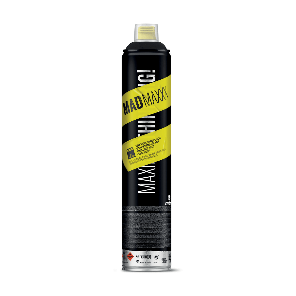 MTN Mad Maxxx Spray Paint - Black | Spray Planet