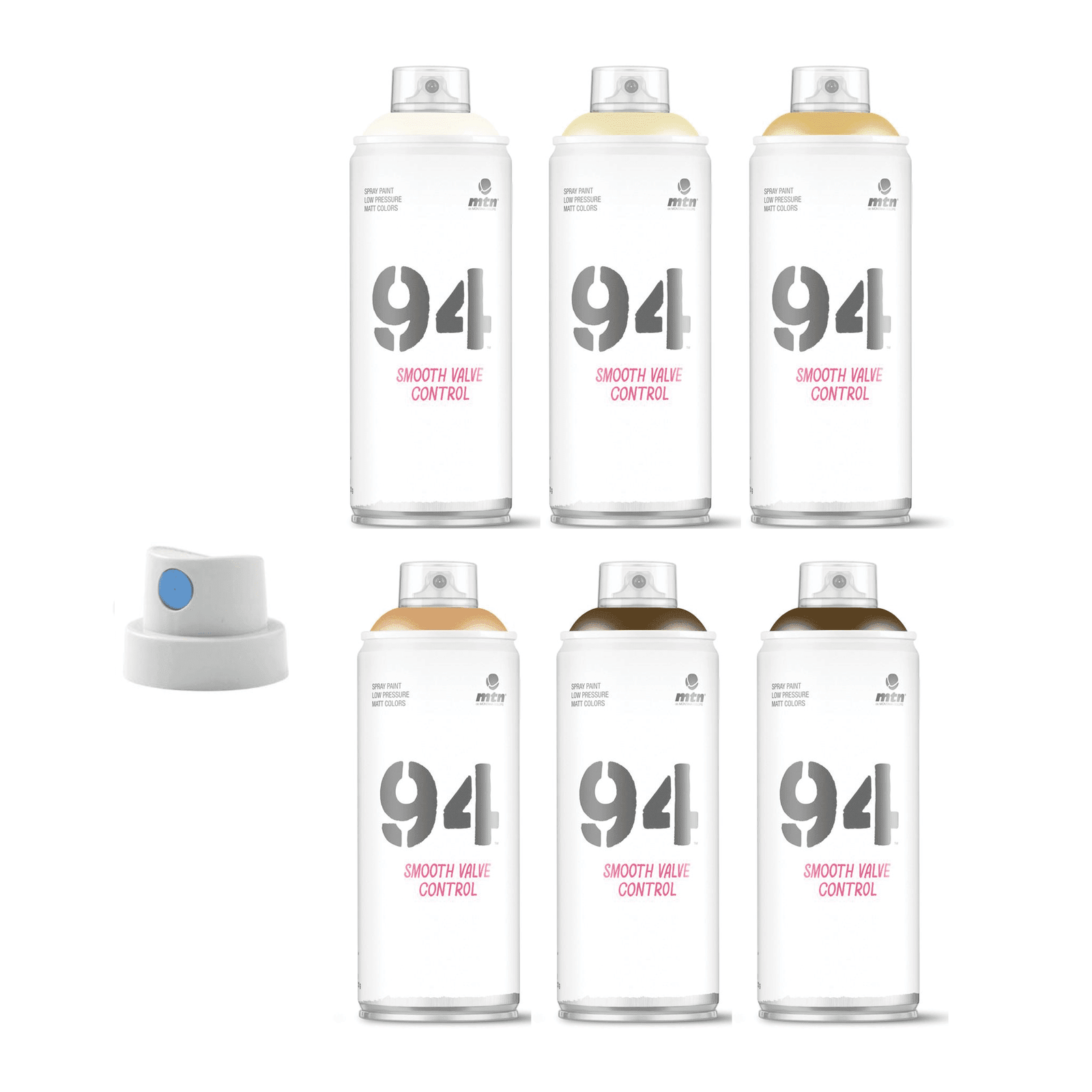MTN 94 Skin Tones #1 6-Pack | Spray Planet