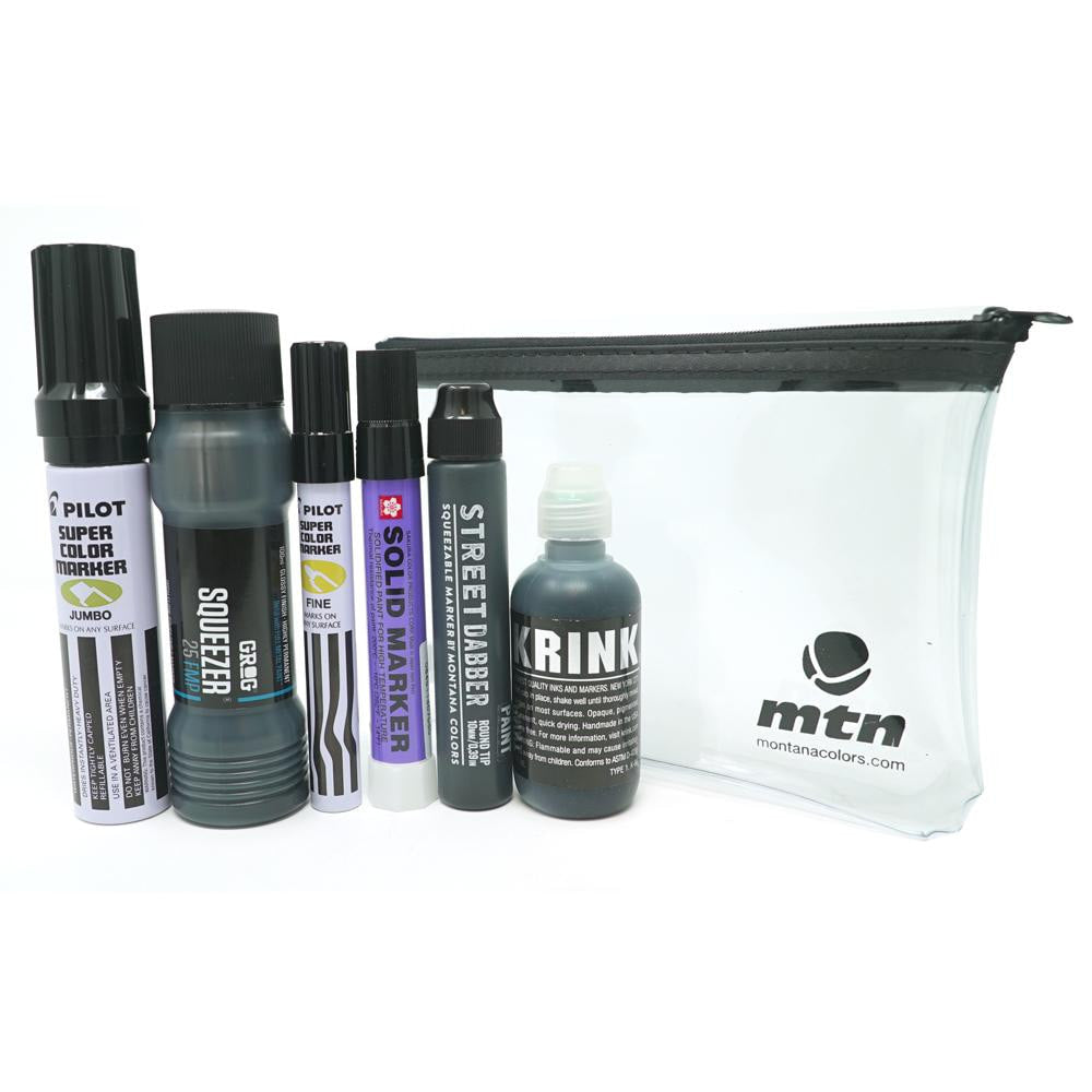 Montana Colors MTN All Black Marker Pack