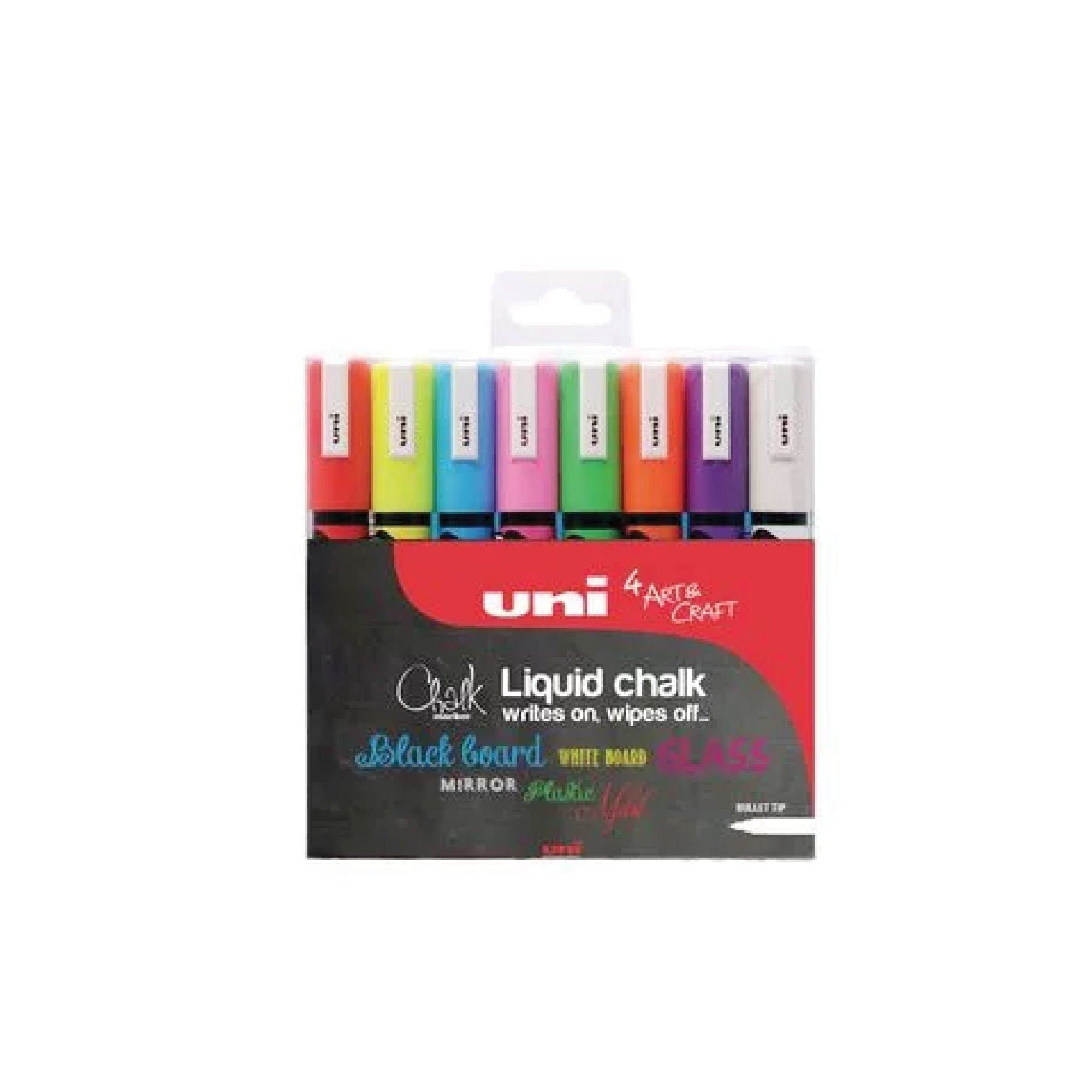 UNI Liquid Chalk Bullet Tip 8 Pack