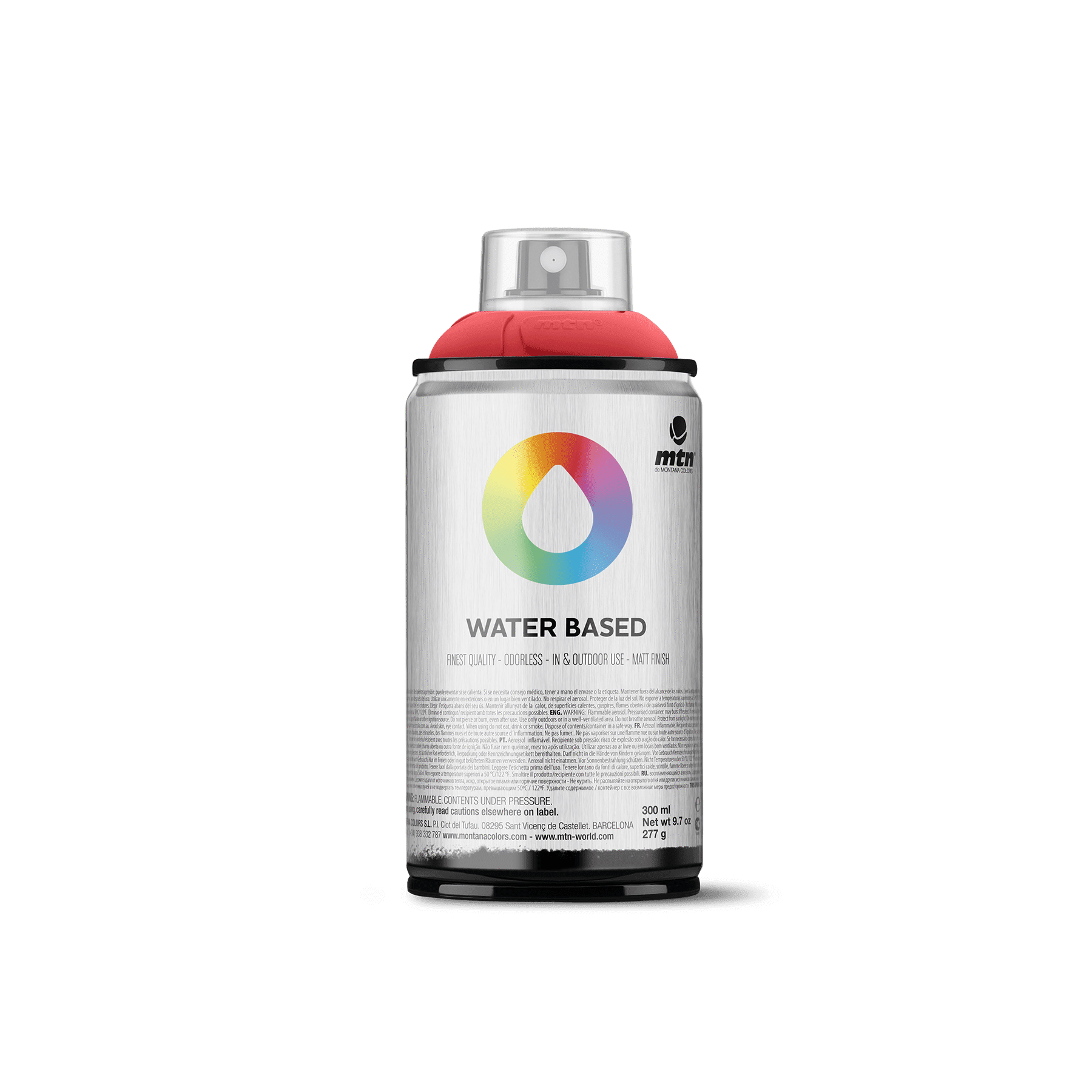 MTN Water Based 300 Spray Paint - Naphthol Red Deep | Spray Planet