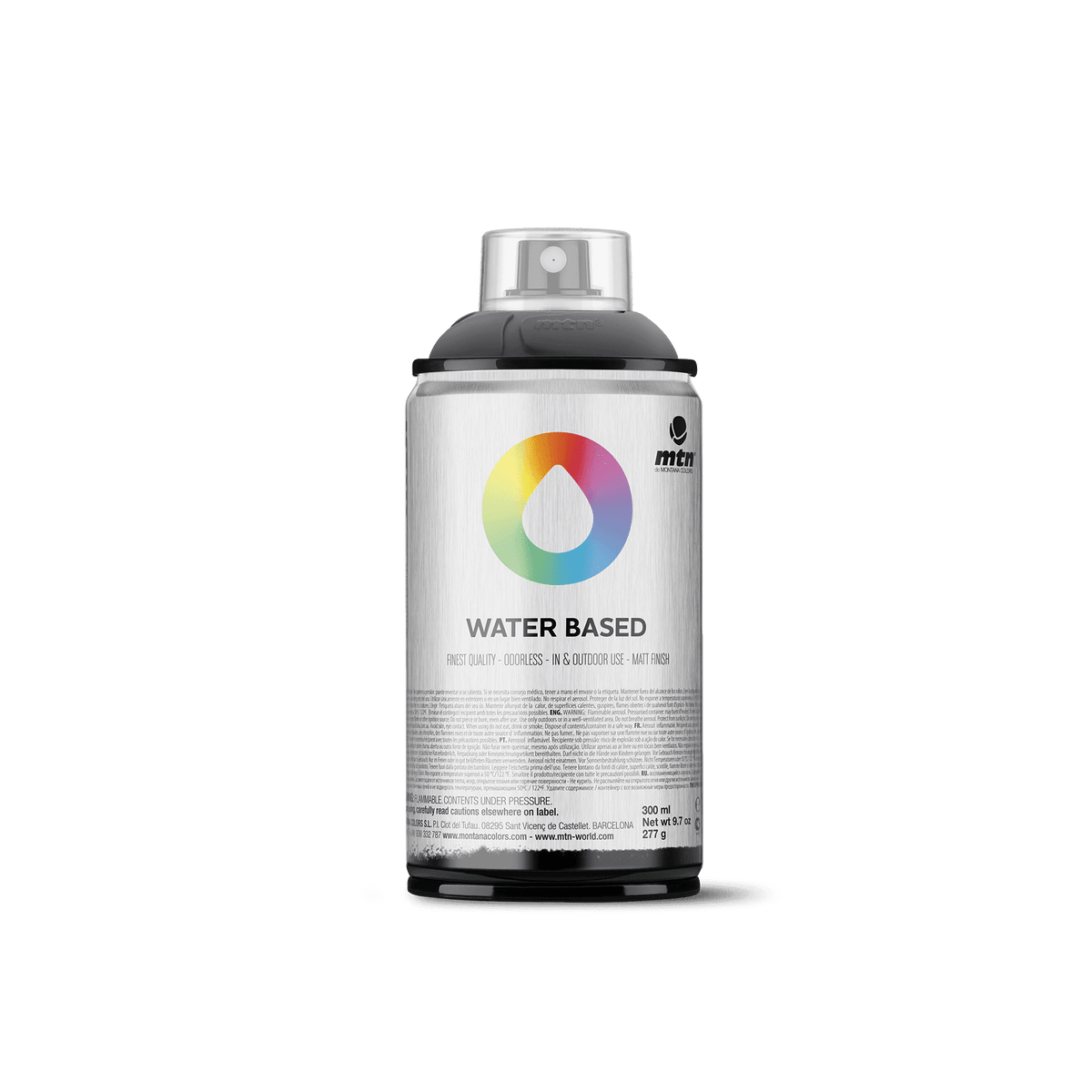 MTN Water Based 300 Spray Paint - Neutral Grey Dark | Spray Planet