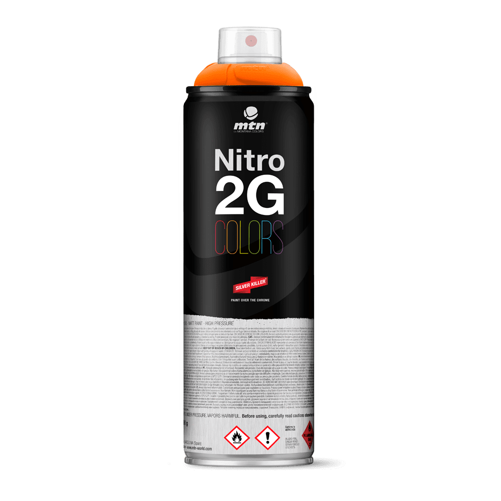 MTN Nitro 2G Colors Spray Paint - Orange | Spray Planet