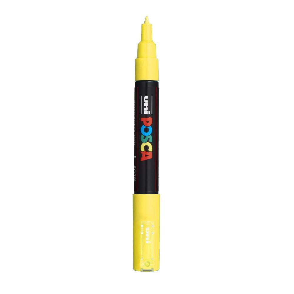 Posca P-1M Water Based Fine Tip Marker - Yellow