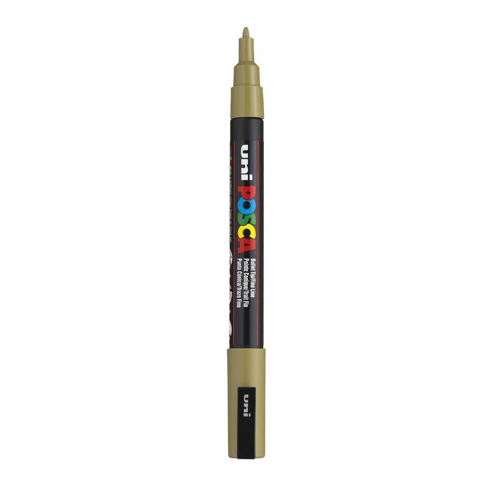 4pcs Japanese Stationery Posca Markers White Black... - Grandado
