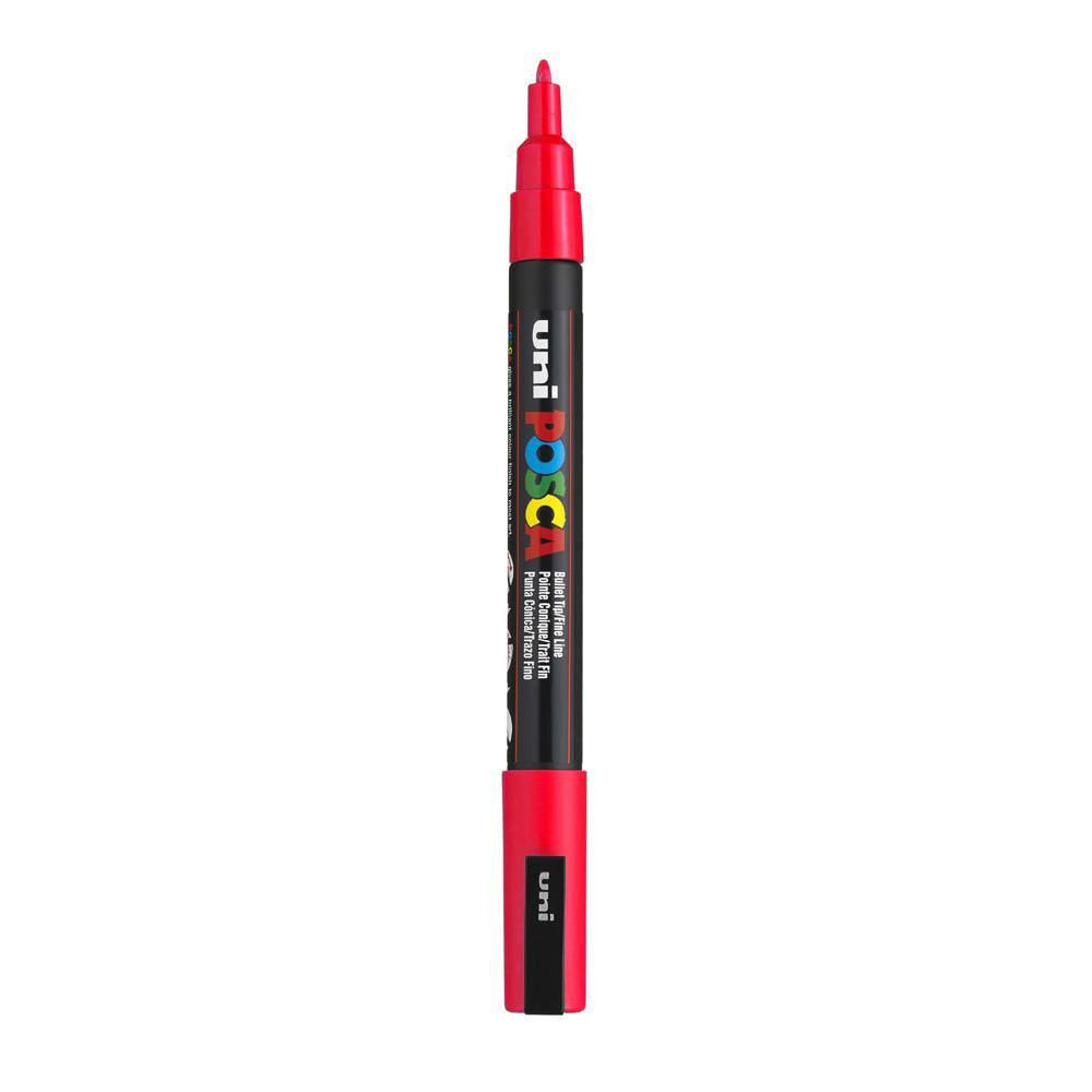 Posca P-3M Water Based Marker - Red