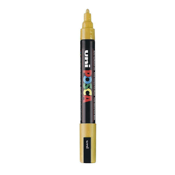 Posca P-5M Water Based Marker - 5mm - Gold