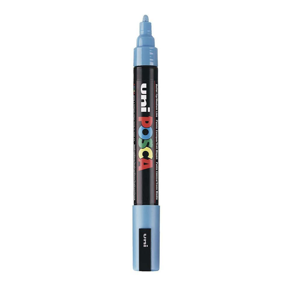Posca P-5M Water Based Marker - 5mm - Metallic Blue
