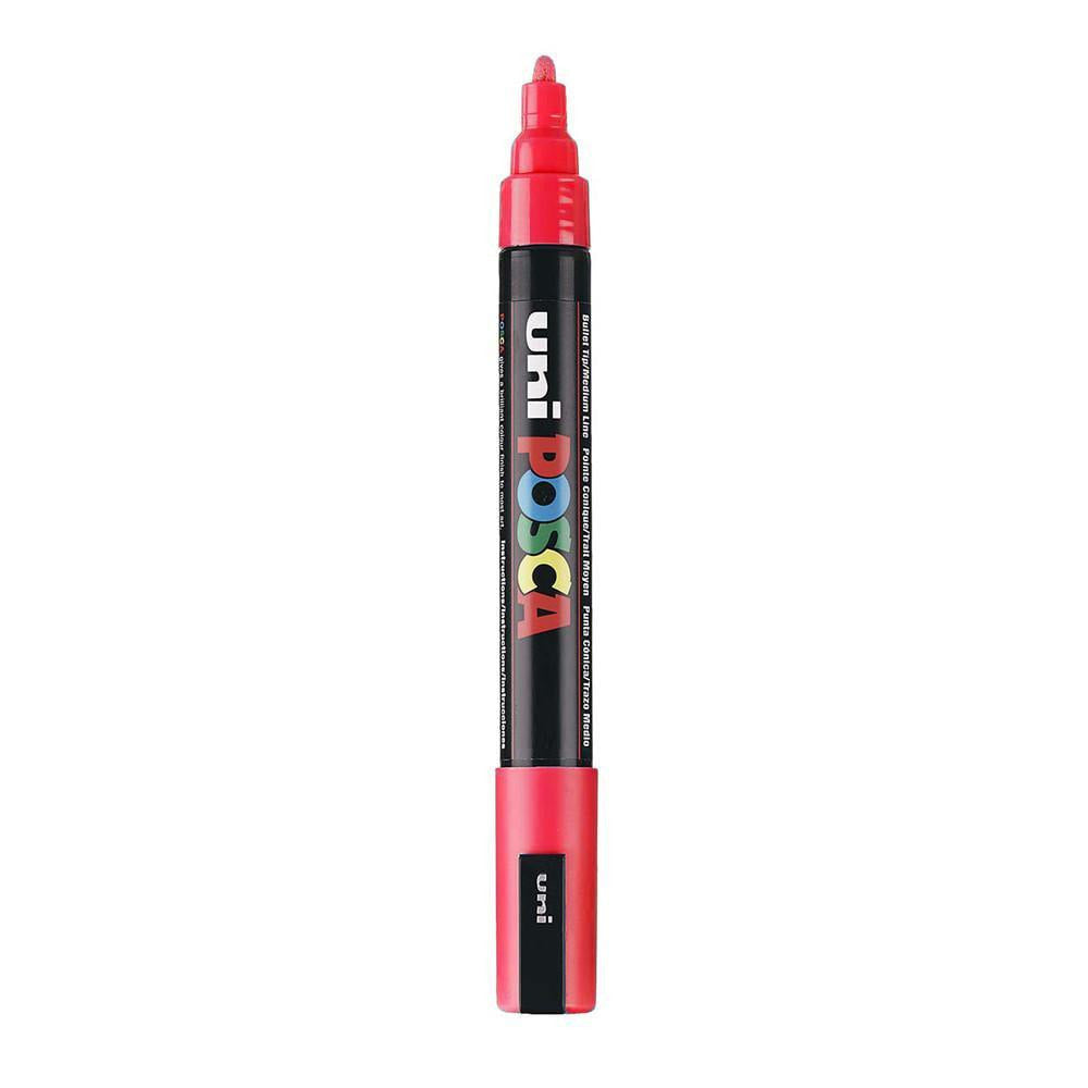Posca P-5M Water Based Marker - 5mm - Red