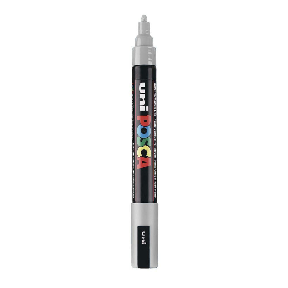 Posca P-5M Water Based Marker - 5mm - Silver