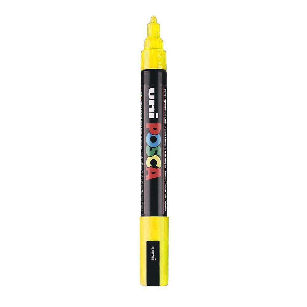 Posca P-5M Water Based Marker - 5mm - Yellow