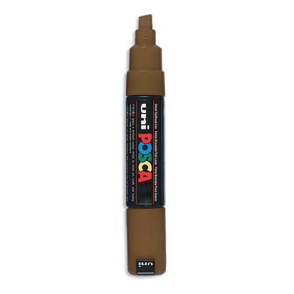 Posca P-8K Water Based Chisel Tip Marker - Brown