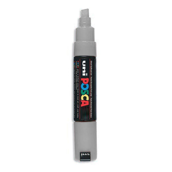 Posca P-8K Water Based Chisel Tip Marker - Silver