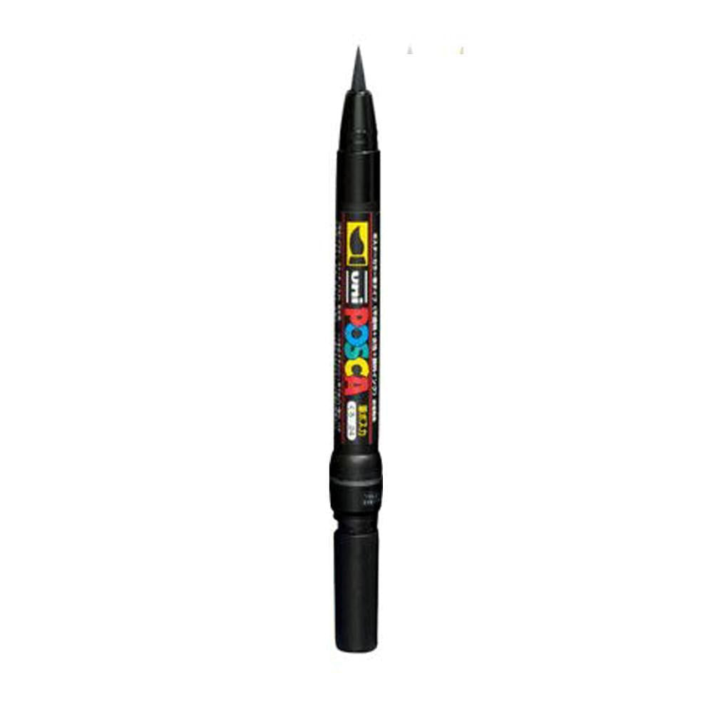 Posca PCF-350 Brush Tip Paint Marker - Black