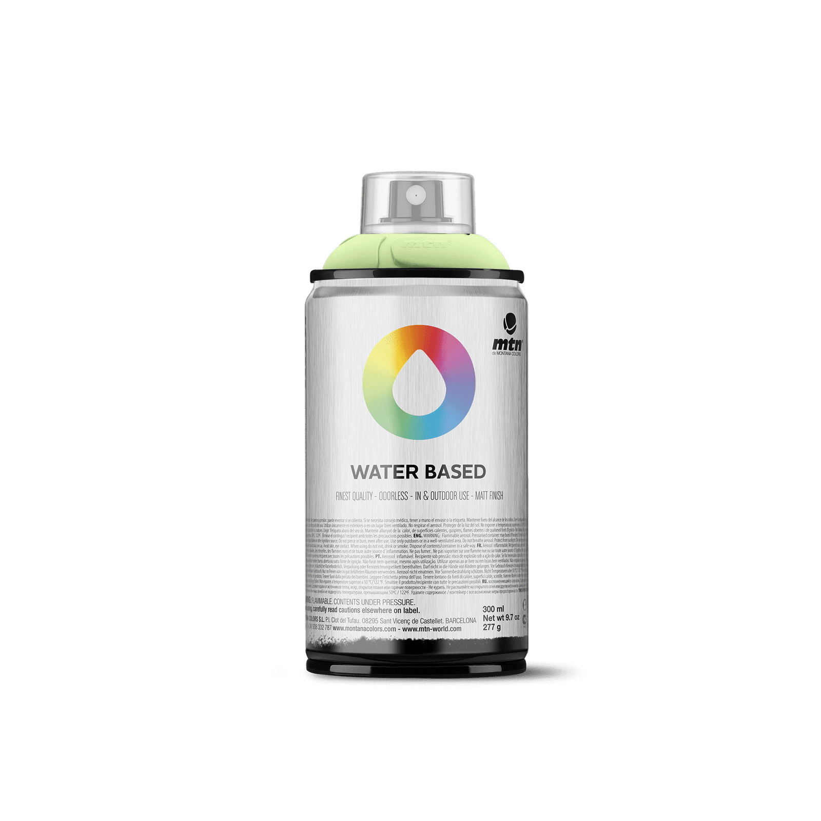 MTN Water Based 300 Spray Paint - Phathalo Green Light | Spray Planet