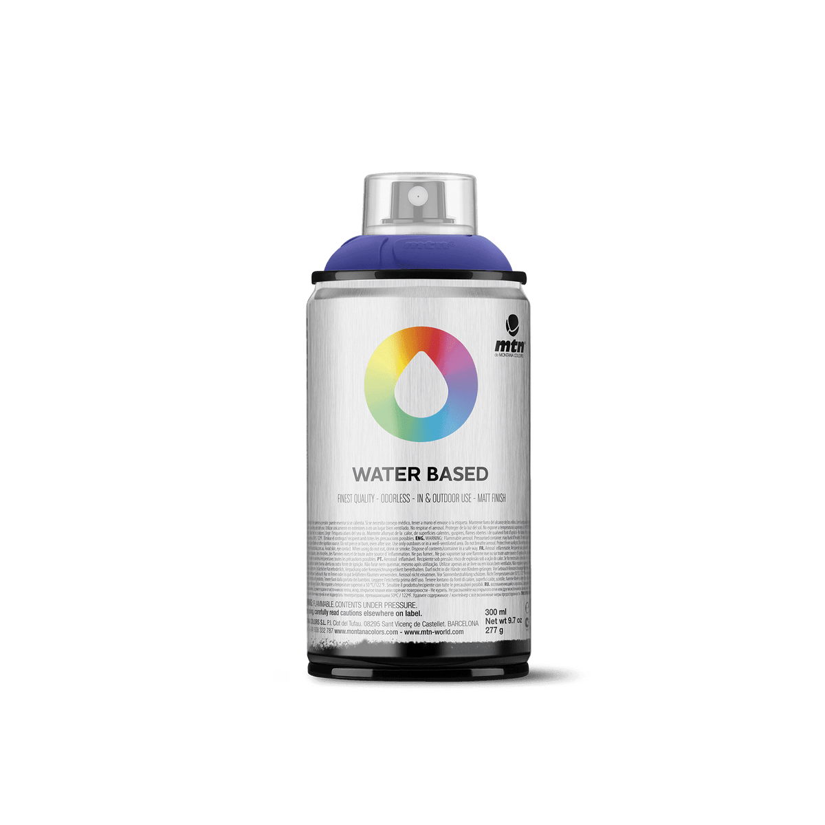 MTN Water Based 300 Spray Paint - Primary Blue Dark | Spray Planet