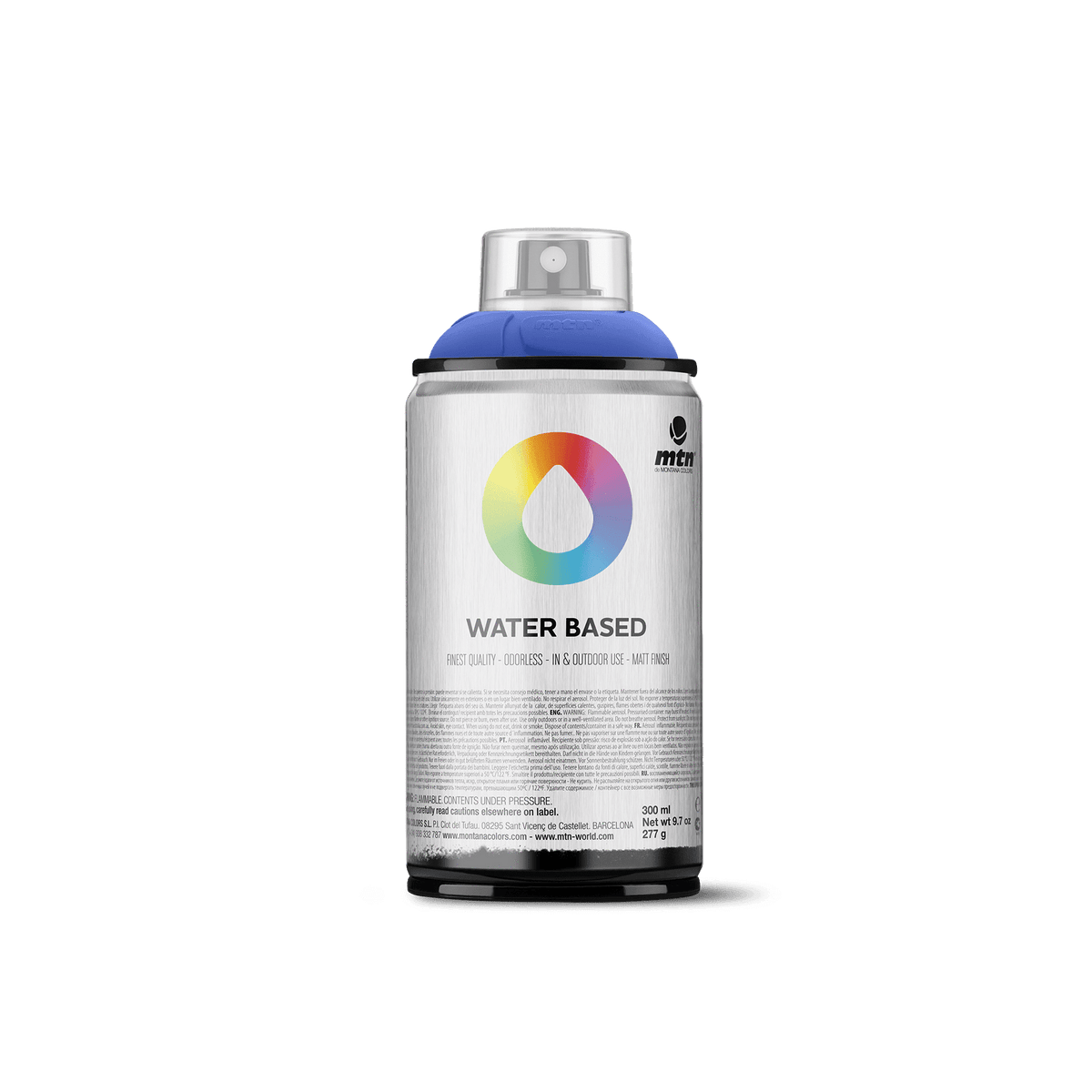 MTN Water Based 300 Spray Paint - Primary Blue Deep | Spray Planet