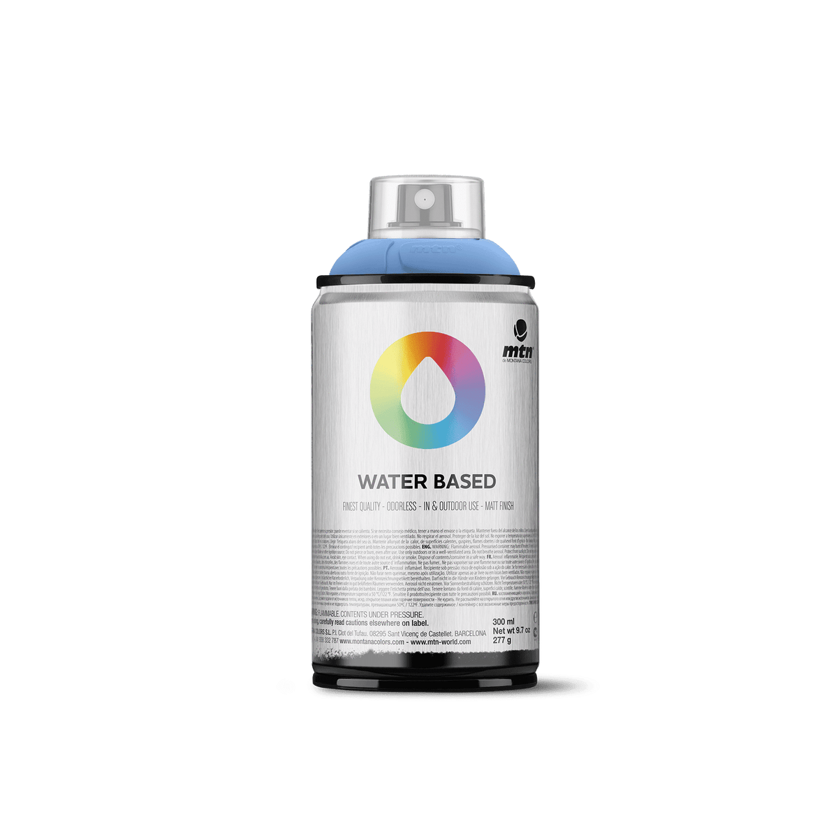 MTN Water Based 300 Spray Paint - Primary Blue Light | Spray Planet