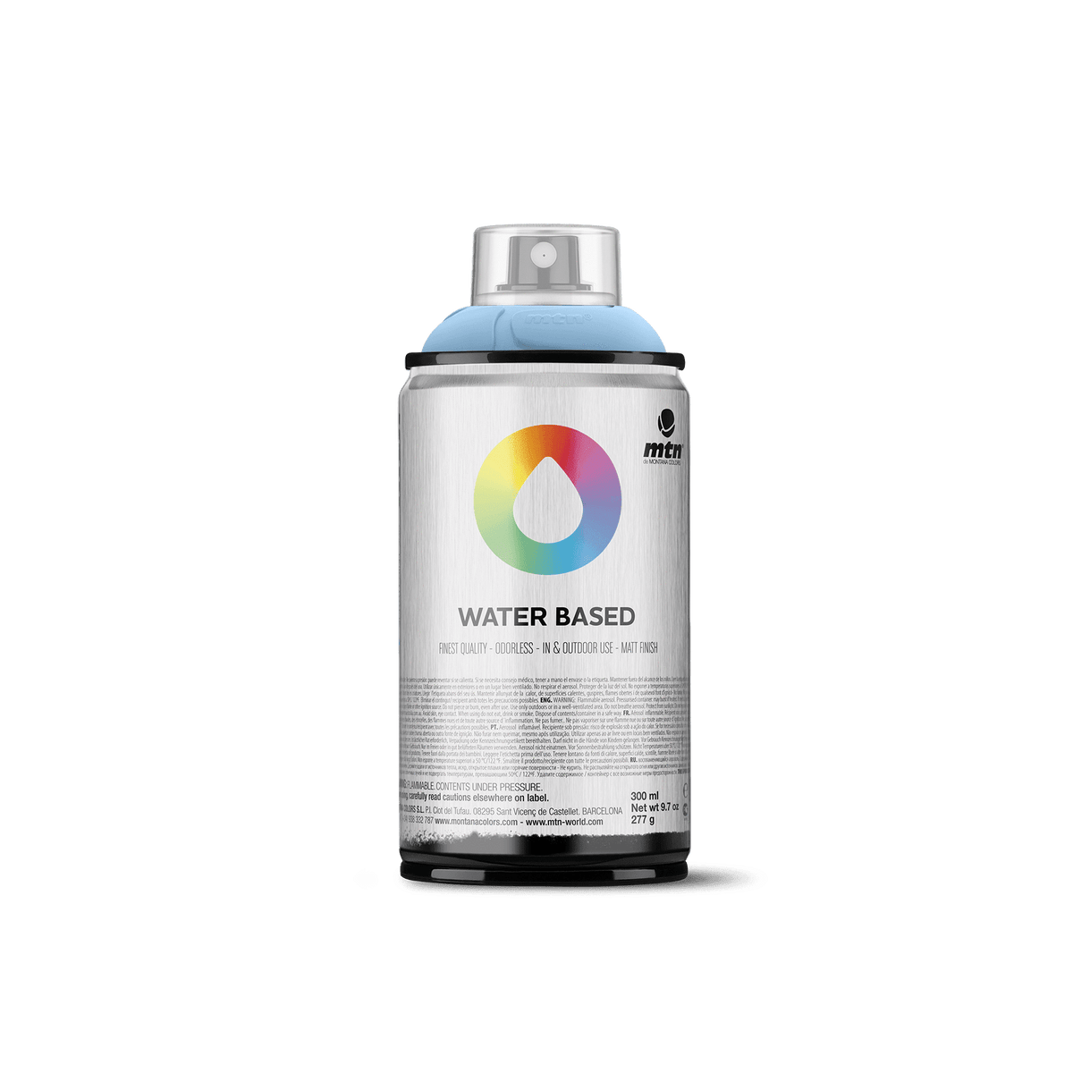 MTN Water Based 300 Spray Paint - Primary Blue Pale | Spray Planet