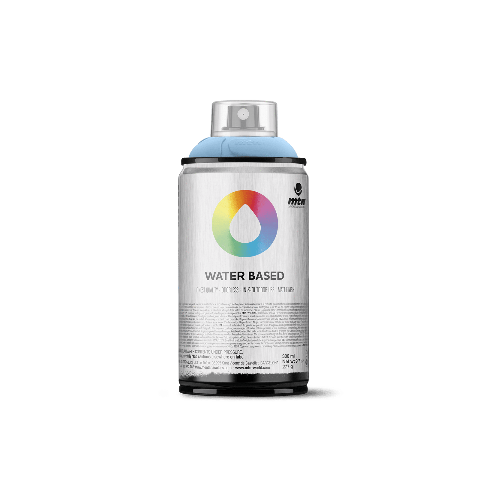 MTN Water Based 300 Spray Paint - Primary Blue Pale | Spray Planet