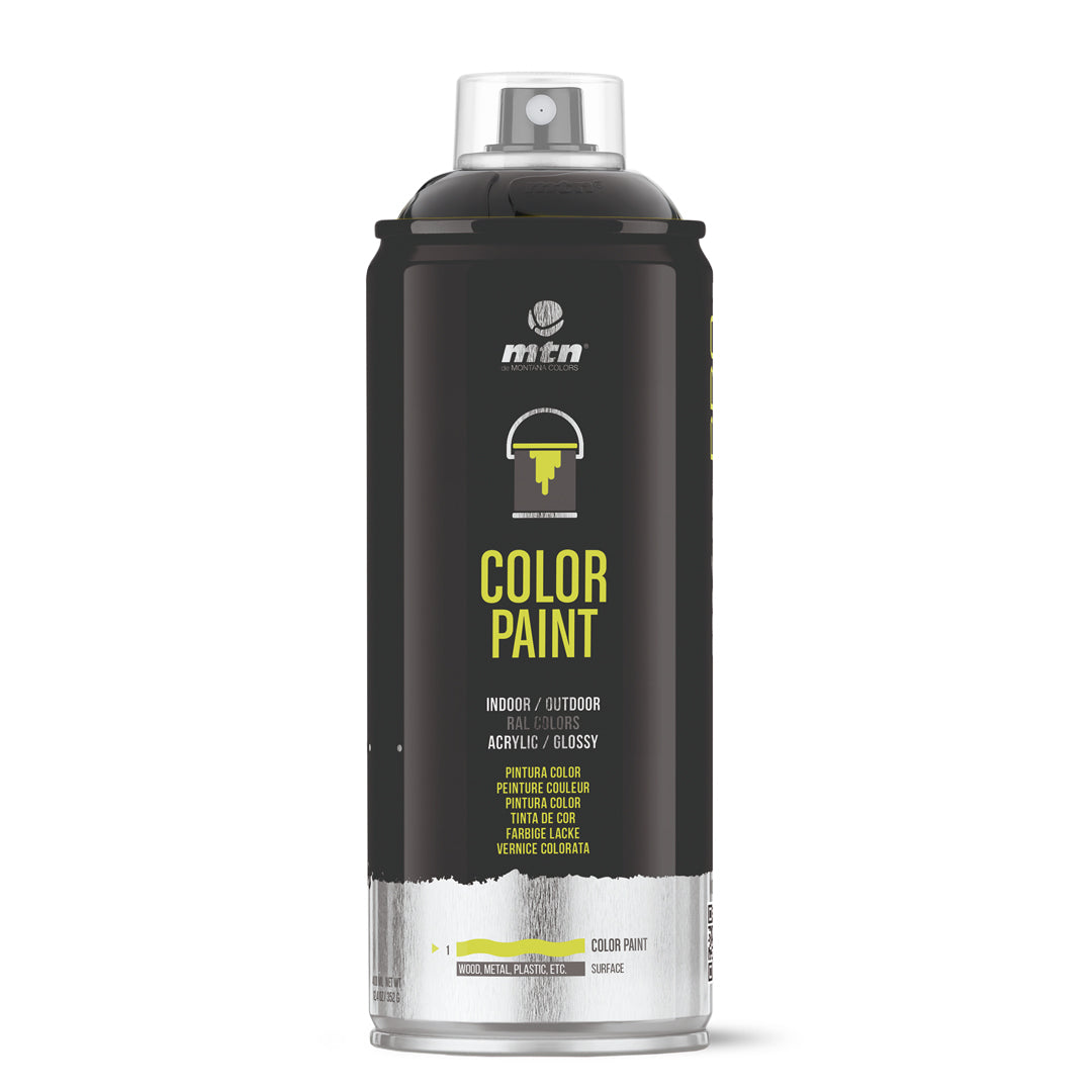 MTN PRO Color Spray Paint - Glossy Black (RAL9005)