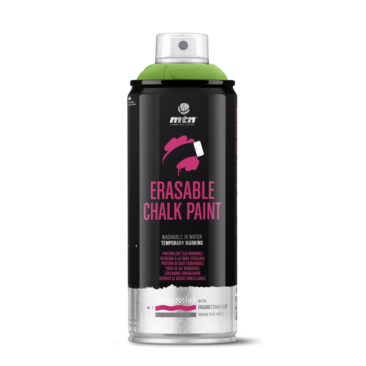MTN PRO Erasable Chalk Spray Paint 400ml - Valley Green | Spray Planet