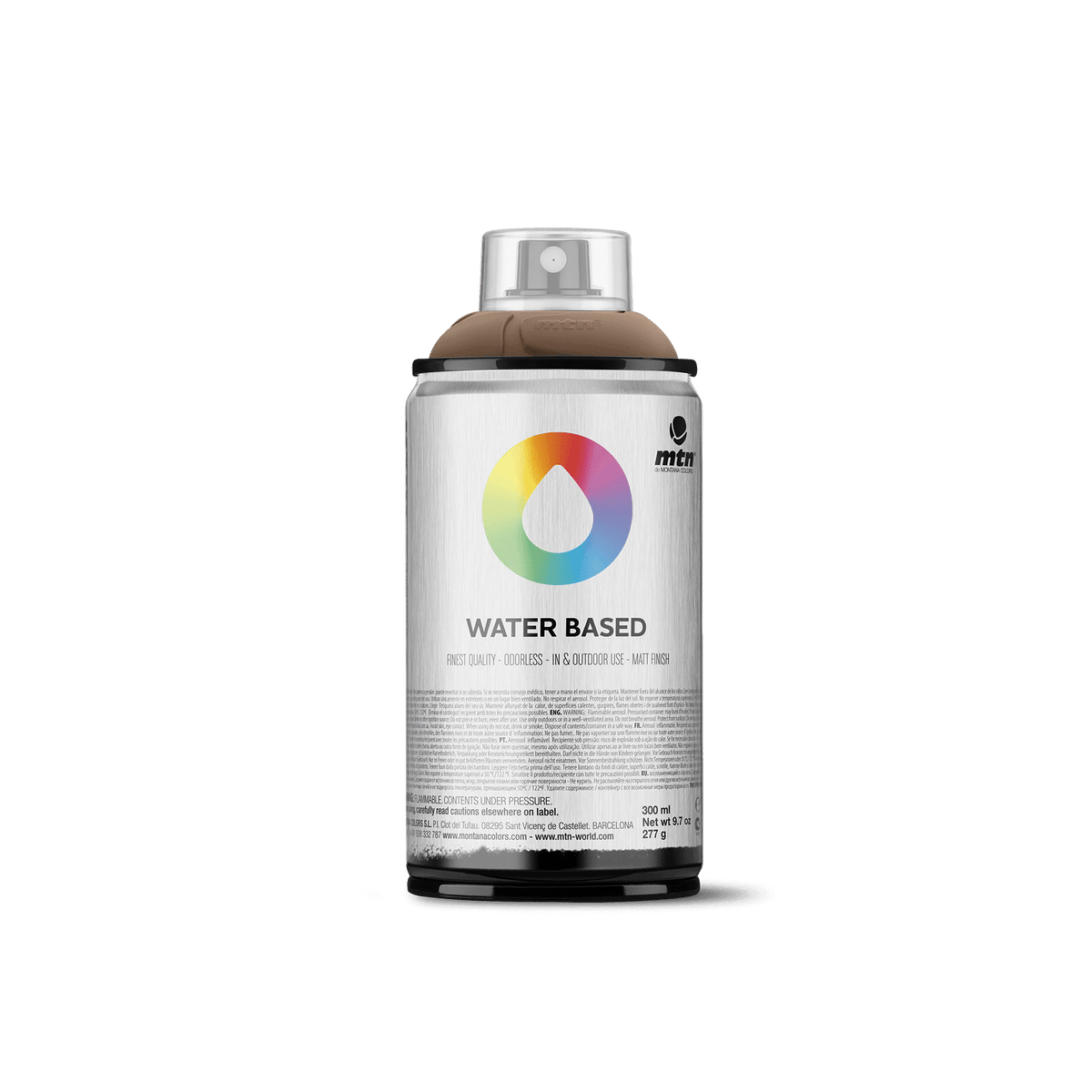 MTN Water Based 300 Spray Paint - Raw Umber Deep | Spray Planet
