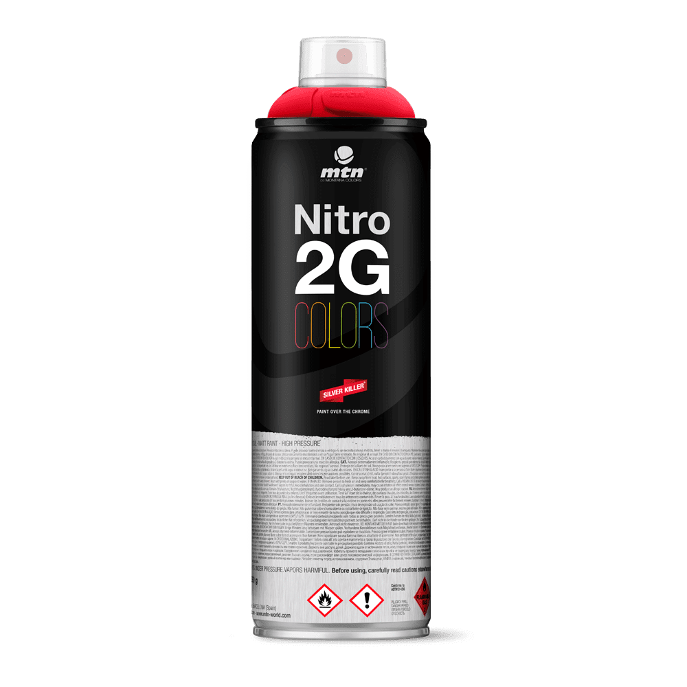 MTN Nitro 2G Colors Spray Paint - Vivid Red | Spray Planet