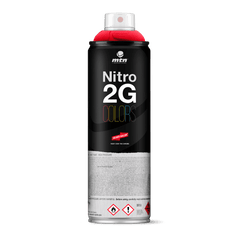 MTN Nitro 2G Colors Spray Paint - Vivid Red (2GRV-3001)