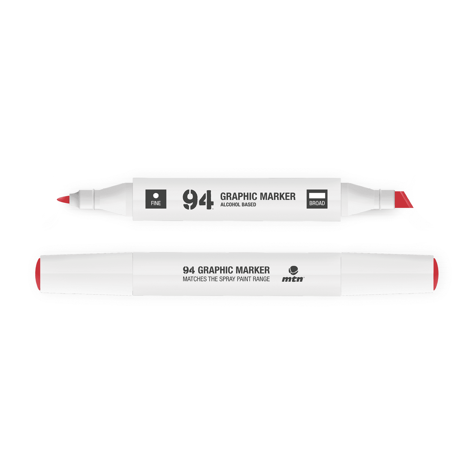 MTN 94 Graphic Marker Individual - Vivid Red | Spray Planet