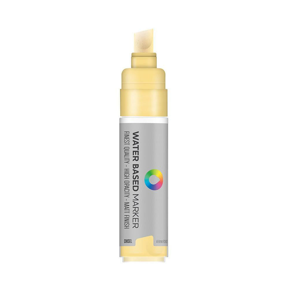 MTN Water Based Chisel Marker 8mm - Naples Yellow | Spray Planet