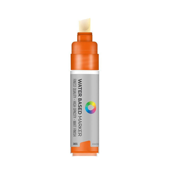 MTN Water Based Chisel Marker 8mm - Azo Orange | Spray Planet