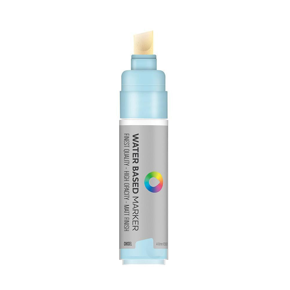 MTN Water Based Chisel Marker 8mm - Phthalo Blue Light | Spray Planet