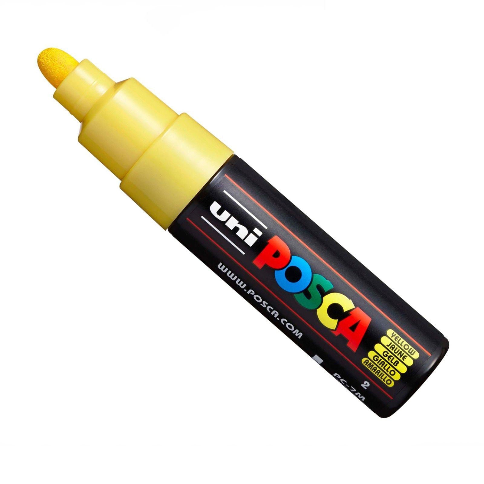 Posca P-7M Water Based Bullet Tip Marker - Yellow