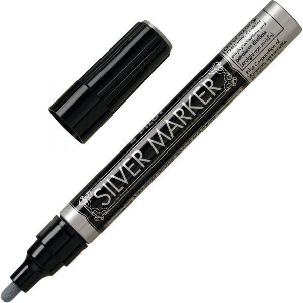 Pilot Marker Metallic Medium Marker - Silver