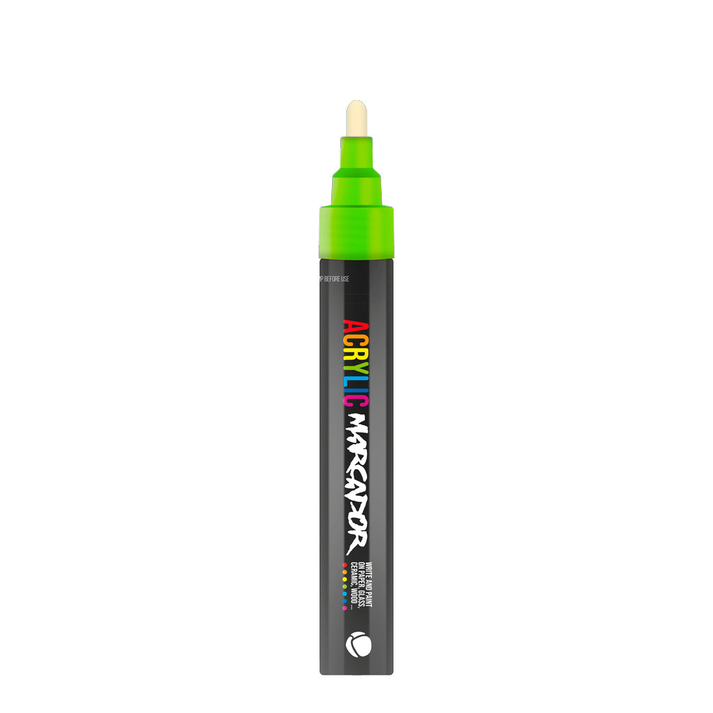 MTN Marcador Acrylic 2mm - Fluorescent Green